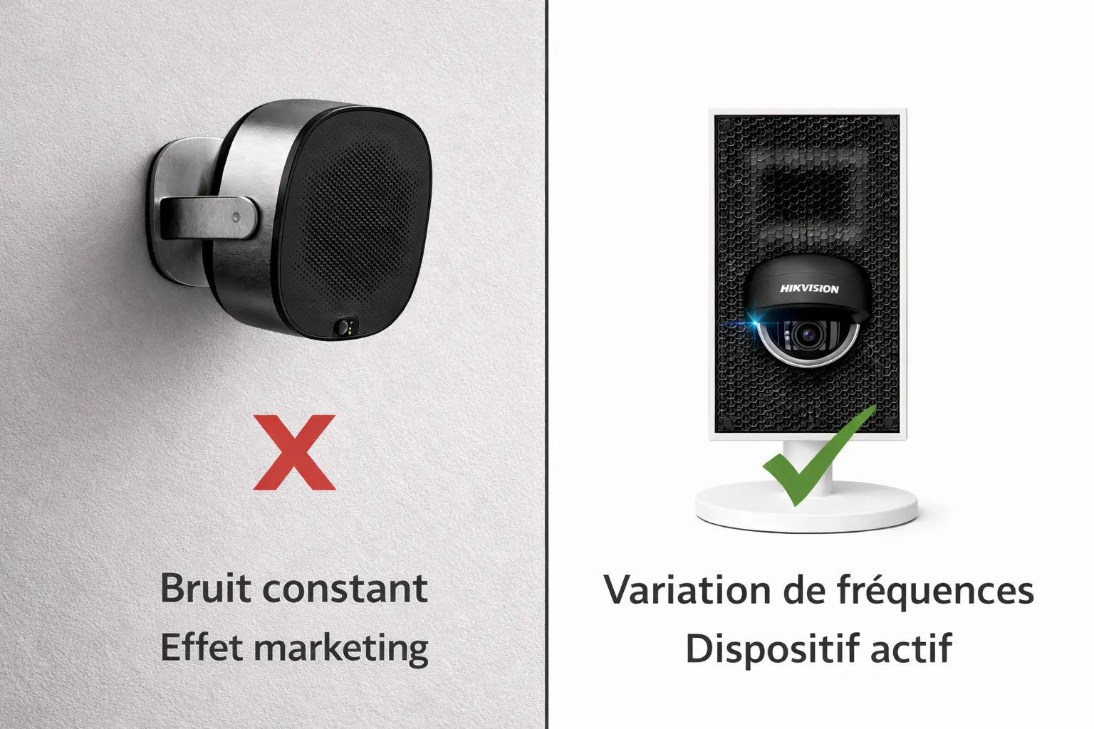 Comment reconnaître un vrai canon à son anti-intrusion ? Qualiforce - canon à son anti-intrusion