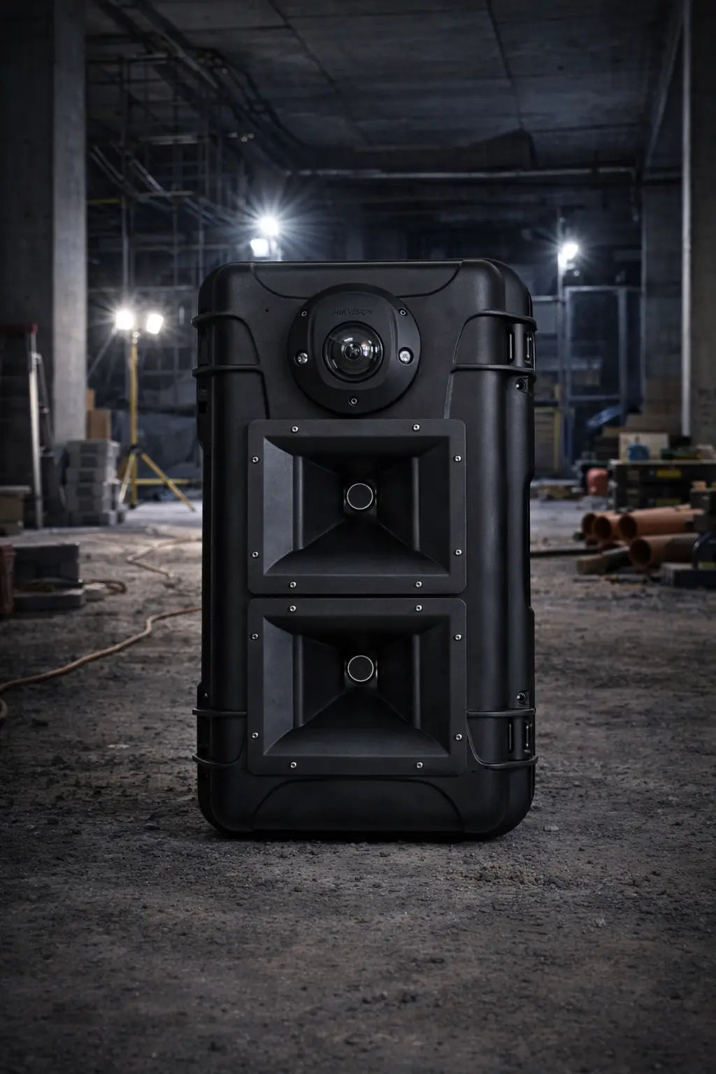 Canon à son anti-intrusion 133 Db BLAST nomade protection squat et chantiers - gaz lacrymo en option Qualiforce - canon à son anti-intrusion