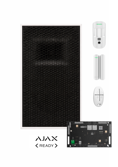 Canon à son anti-intrusion Qualiforce 130 Db MAITRE modèle Blast fixe C1 - compatible alarme - AJAX READY - jet de gaz lacrymogène en option - mensualité LOA Qualiforce - canon à son anti-intrusion