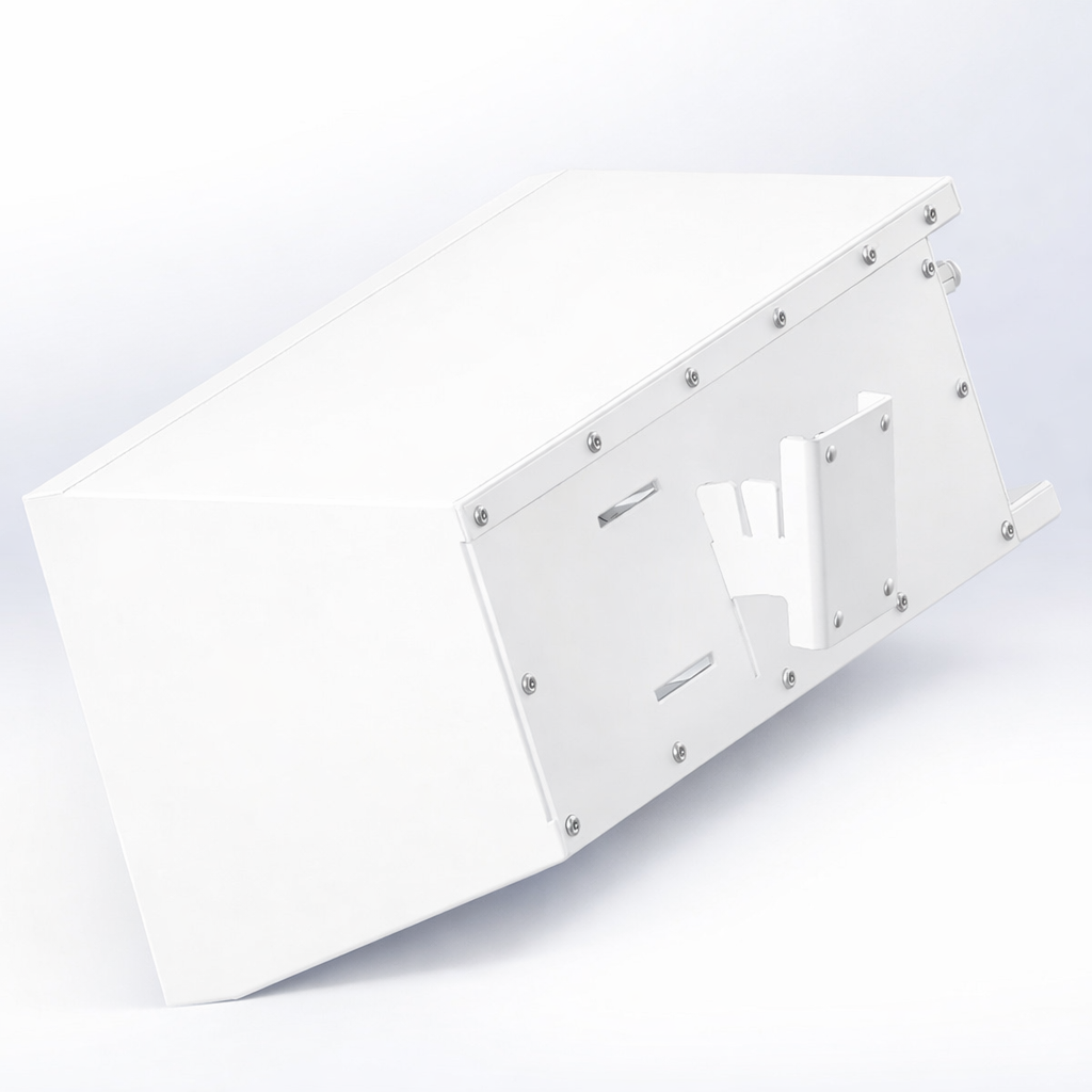 Canon à son anti-intrusion Qualiforce 133 Db modèle Blast fixe C2 MAITRE full métal - compatible alarme- option jet de gaz lacrymogène - sans abonnement