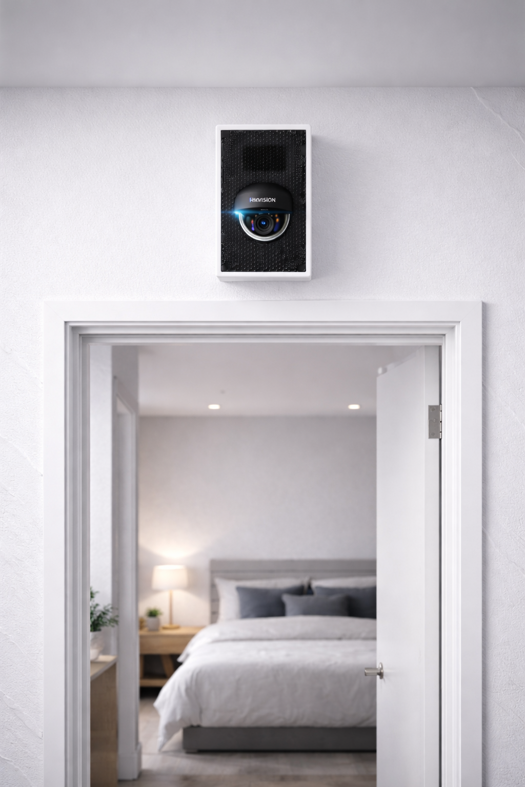 Canon à son alarme anti-intrusion maison 129 dB autonome Blast C1 fixe avec caméra