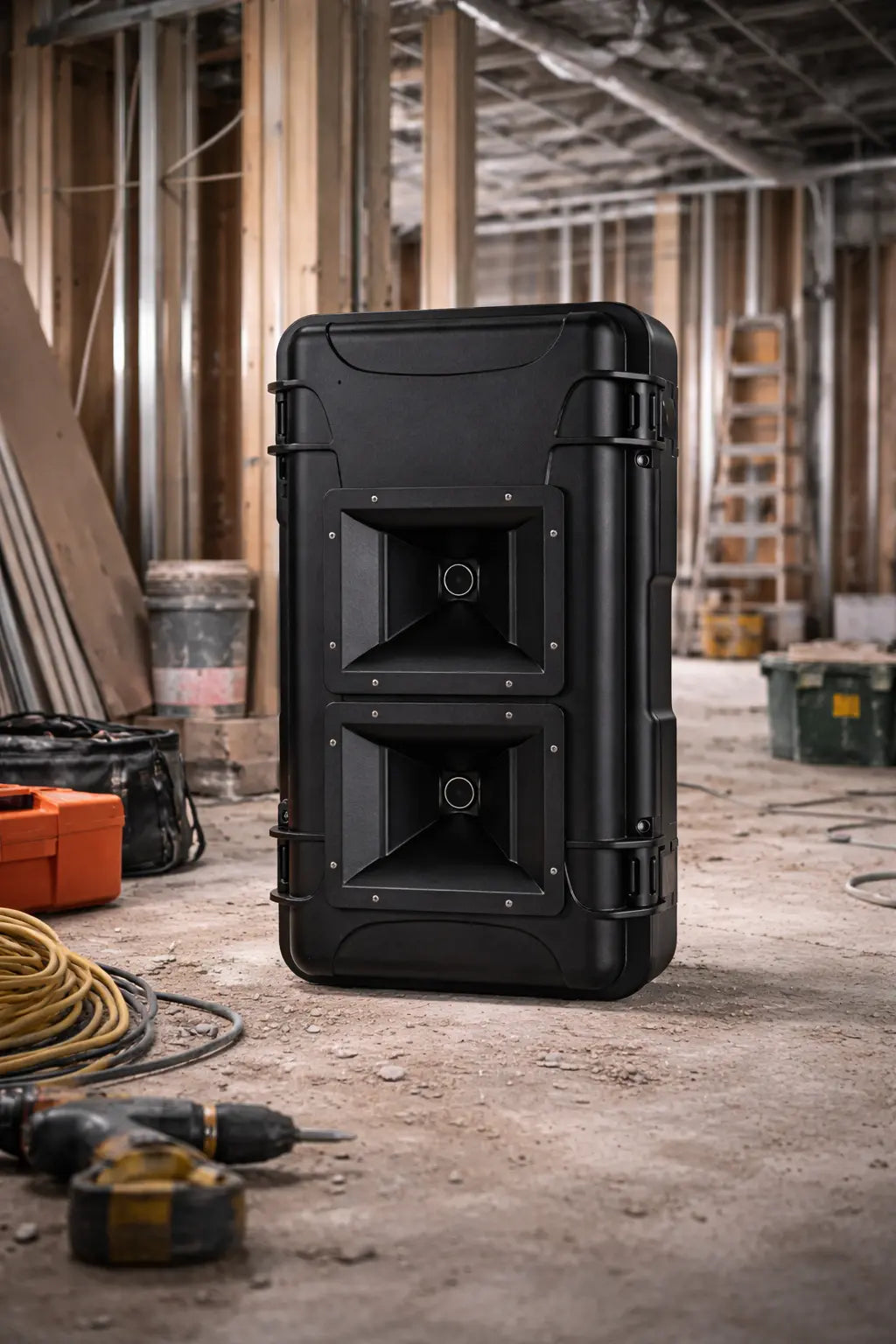 Alarme avec canon à son anti-intrusion 133 dB AJAX ready – Blast V2 avec HUB BP AJAX centrale alarme + canon seul - mensualité LOA Qualiforce - canon à son anti-intrusion