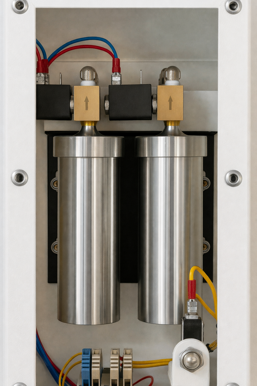 Diffuseur de brouillard de gaz lacrymogène filaire IGAZ PRO 600 double gazeuse de 100 ML boitier métal blanc - contact sec  - sans abonnement